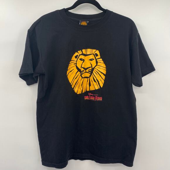 Disney The Lion King The Musical Toronto Short Sleeve Crewneck Unisex Black M - Picture 1 of 7